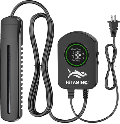 HANLESHUKA heater installed in a freshwater fish tank