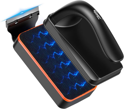 Hygger magnetic aquarium fish tank glass cleaner front view highlighting the ergonomic outer handle