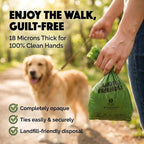 Doggy Do Good - 180 Count, Heavy Duty Poop Bags for Dogs - Standard Size - Dog Waste Bags Made with 50% Recycled Plastic + 15% Biobased Material - Landfill-Friendly, Unscented, Leak-Proof - Image 9