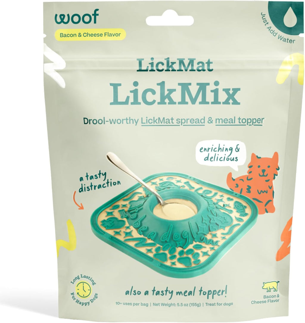 WOOF LickMixes - Dog Lick Mat Spread and Meal Topper - Delicious and Lower Calorie - Made with Wholesome Ingredients - Perfect for Dog Enrichment - Calming - Image 9