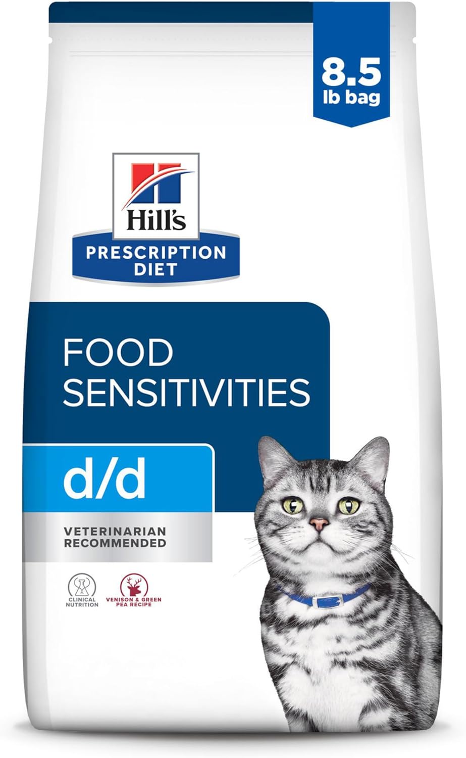 Hill's Prescription Diet d/d Food Sensitivities Duck & Green Pea Formula Dry Cat Food, Veterinary Diet, 3.5 lb. Bag - Image 15