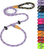 lynxking Slip Lead Dog Leash Reflective, Heavy Duty Comfortable Strong Rope for Large Medium Small Dogs No Pull Pet Training (Light Green, Large 1/2in x 6ft-Slip Lead) - Image 9
