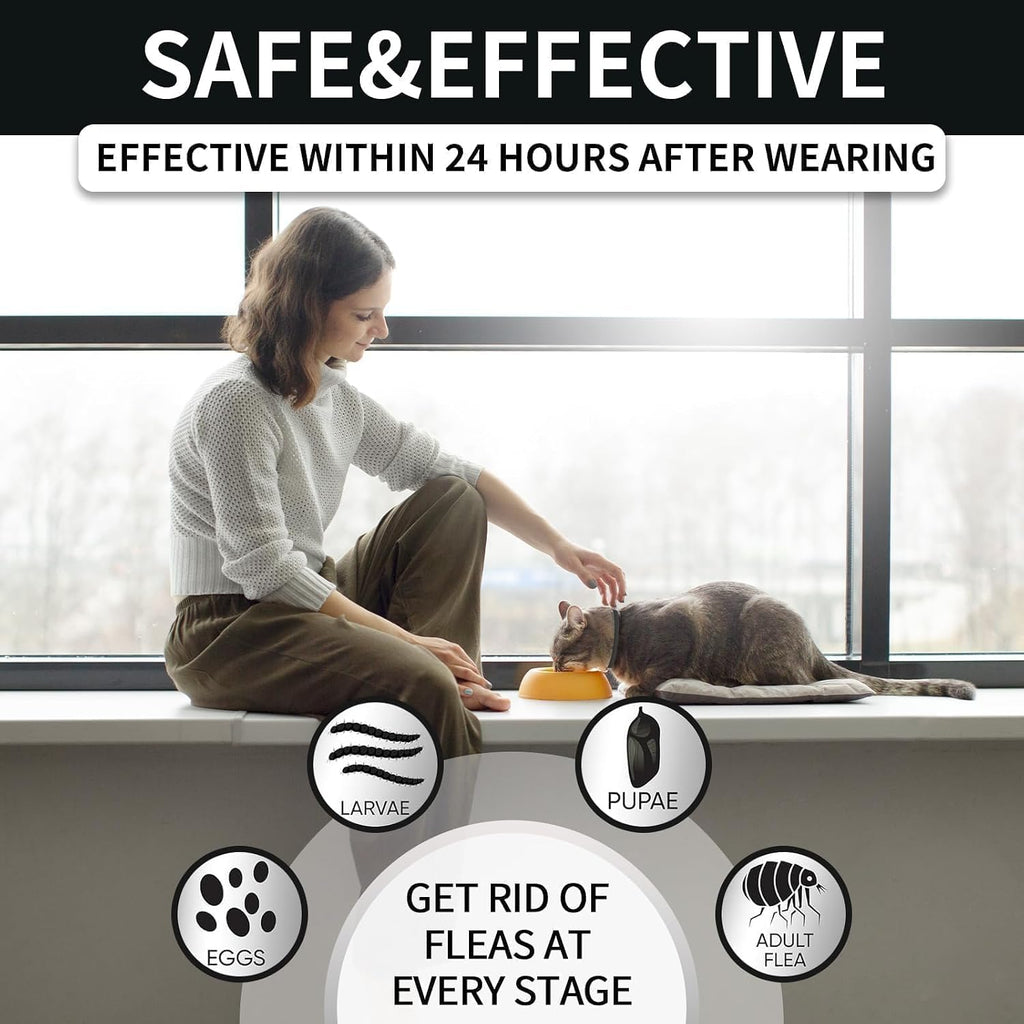 Vicsom waterproof flea collar for cats detail