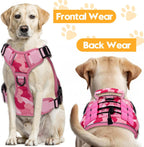 Close up of quick release buckles on the adjustable Bruvoalon tactical dog harness