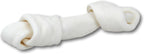 Top Dog Chews natural beef hide bone close up showing texture for aggressive chewers