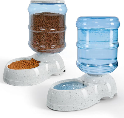 Kenond imported large breed pet food dispenser placed on living room floor