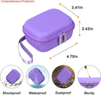 Elonbo Carrying Case for Bitzee Disney/Bitzee Magicals/Bitzee Interactive Toy Digital Pet, Bitzee Digital Virtual Toy Hard Travel Bag, Electronic Pets Toys Storage Cover Holder, Purple - Image 3