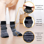 Close up of breathable fabric on Kupao dog socks