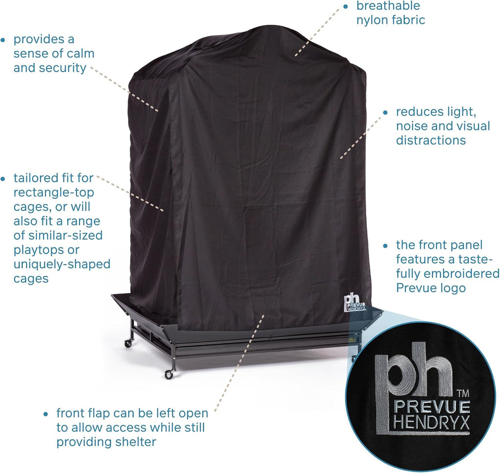 Prevue Pet Products Extra Large Bird Cage Cover - Black, Size Extra Large - Image 3