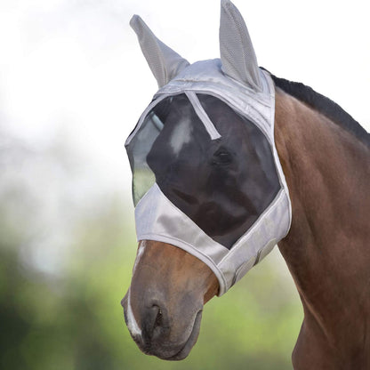 Packaging and features of Harrison Howard USA imported fly mask