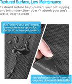 Duedusto reptile enclosure mat fitted inside a 4x2x2 feet tank
