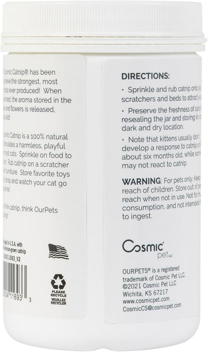 OurPets natural North American grown catnip herb blend texture closeup