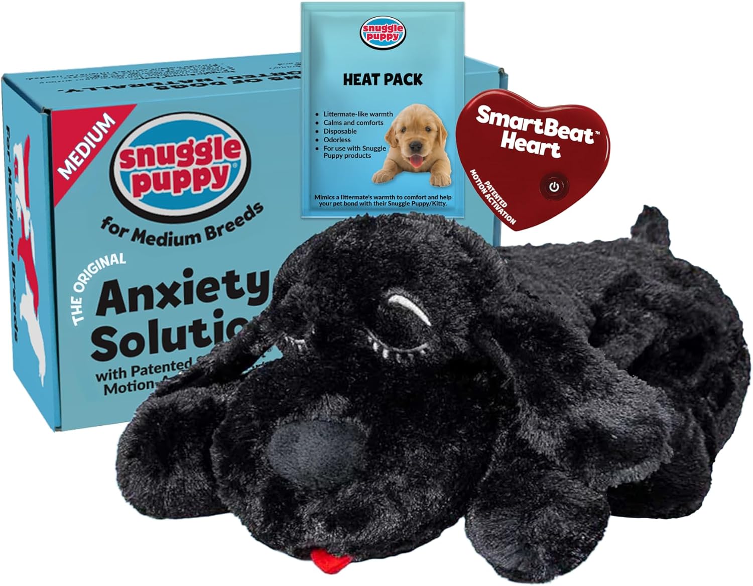 Snuggle Puppy Original Heartbeat Puppy Toy with Real-Feel Pulse & Heat Pack, Calming Sleep Aid for Puppy Anxiety, Crate Training, First Nights & New Puppy Transition - Biscuit - Image 12
