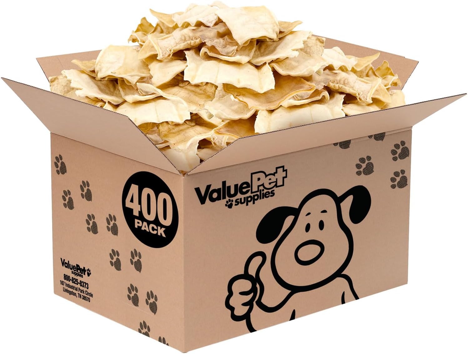 ValueBull USA Rawhide Chips, Natural Beef Flavor, 100 Count Bulk Pack - Natural & Safe, USA Beef Hide, Long Lasting, Chemical Free, No Artificial Flavors - Image 10
