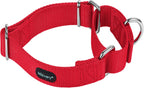 Mikivery Martingale Dog Collar Nylon Adjustable and Safety Training Colourful Comfortable Metal Buckle Pet Collars for Small Medium and Large Dogs(Haze,M) - Image 14