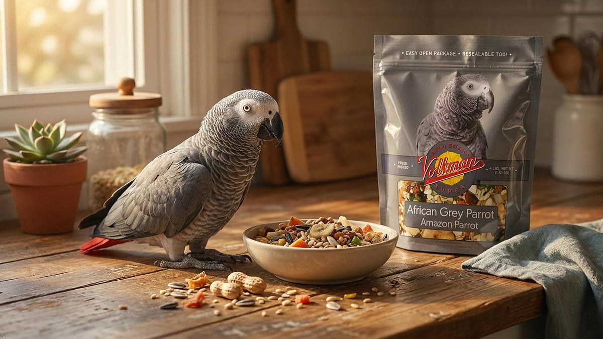 Volkman Avian Science African Grey Bird Food 4lb - Image 8