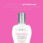 BioSilk pet grooming coat conditioner for smoothing knots and mats