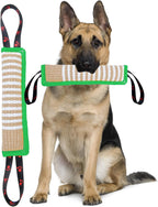 Clysoru Dog Tug Toy Tough Jute Bite Pillow Lasting Training Equipment Puppy to Large Dogs Interactive for Large and Small - Image 14