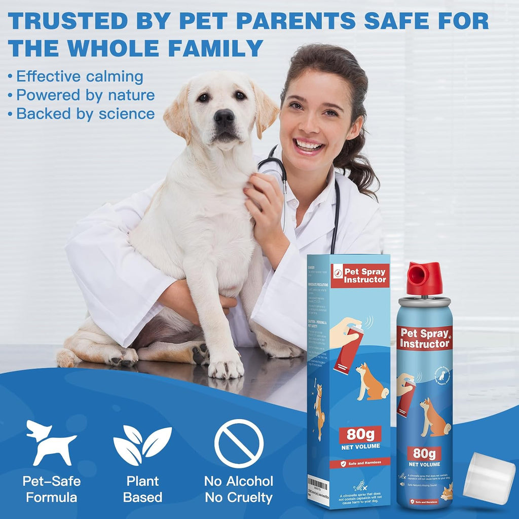 Professional dog behavior corrector spray canister