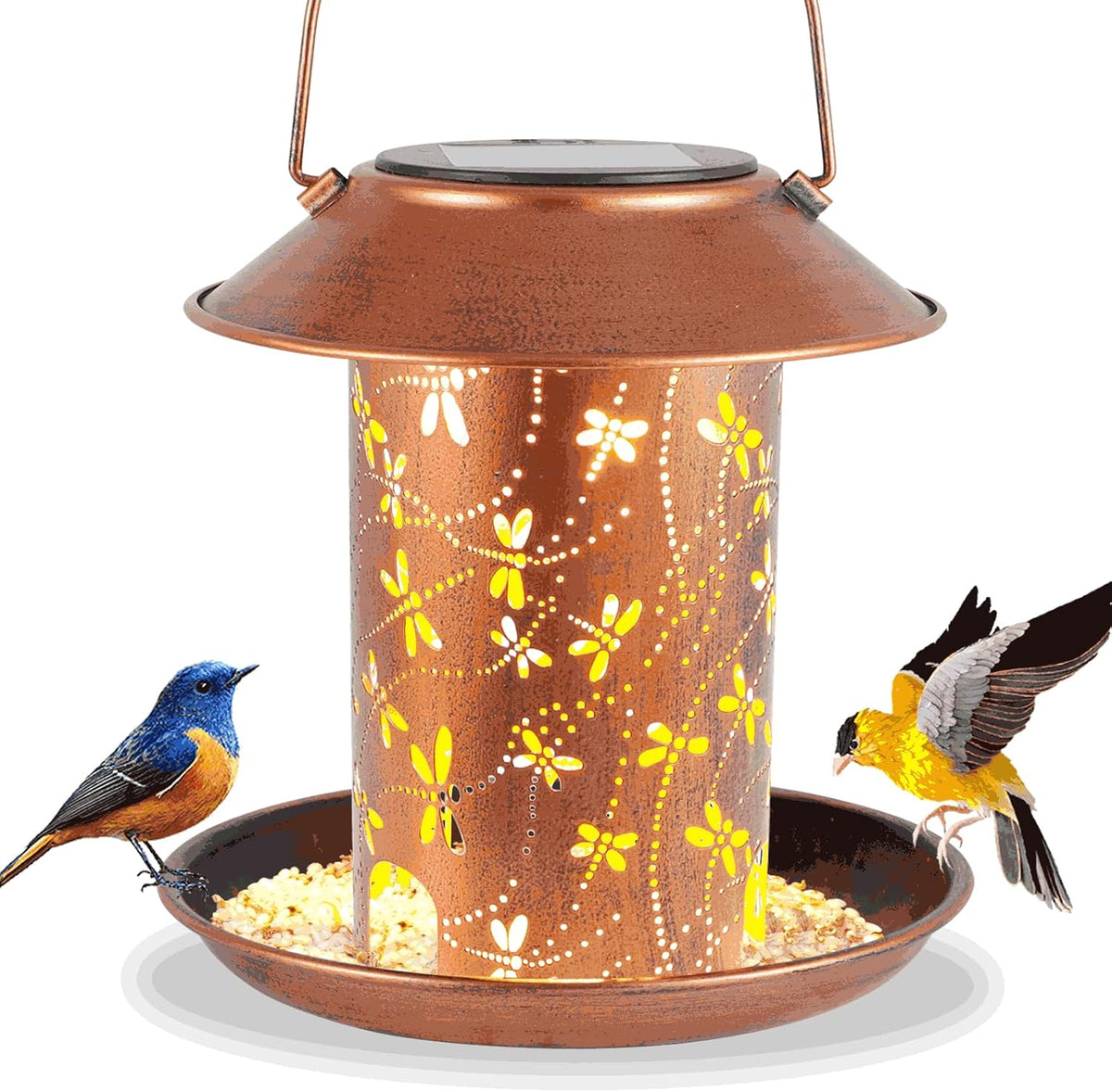 Bigfoot Bird Feeders for Outdoor Solar Lantern Outdoor Waterproof Hanging - Image 12
