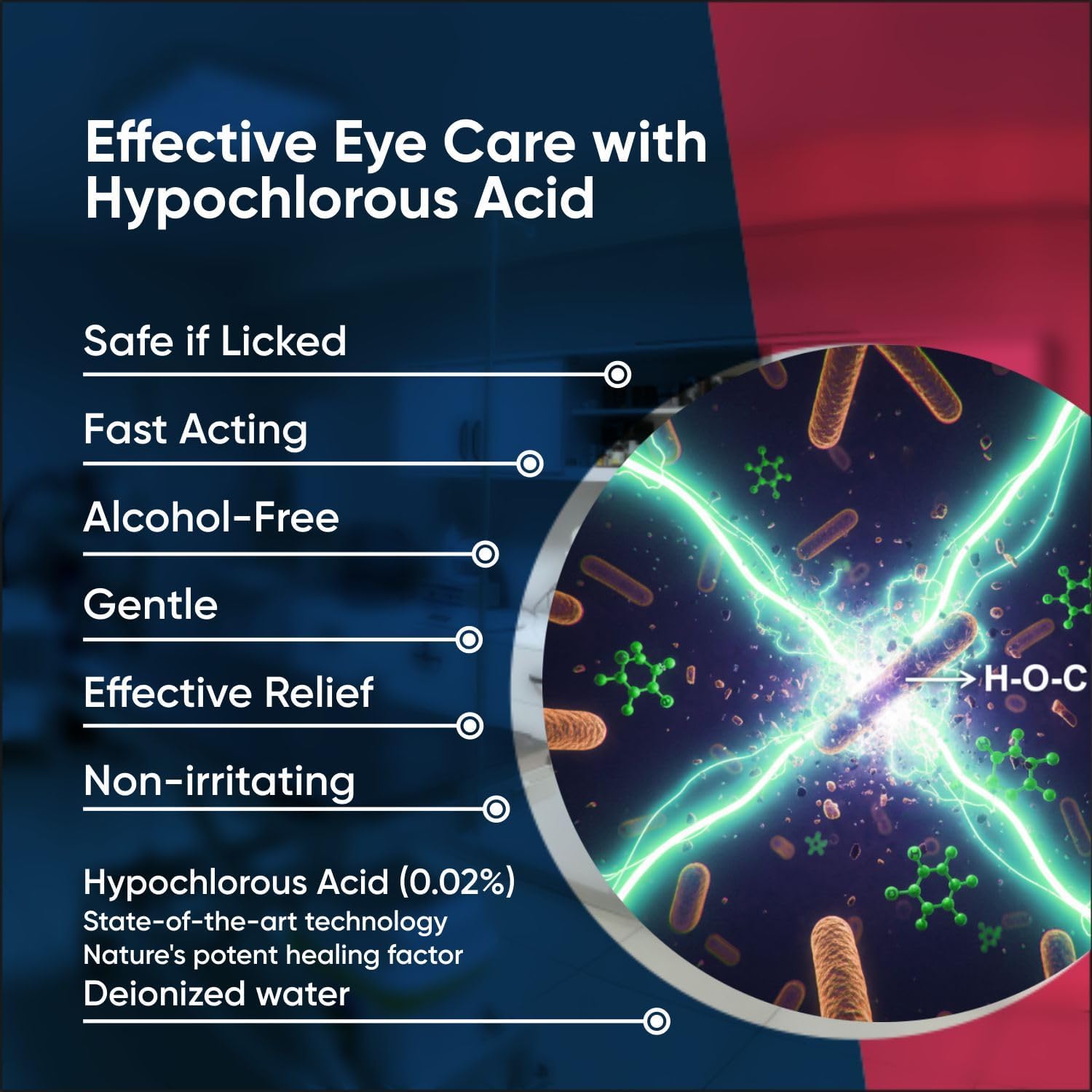 Vet recommended pink eye and allergy relief drops for multi species pet care