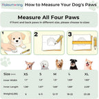 Side profile of Haloumoning non-slip pet booties
