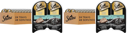 Sheba Perfect Portions Wet Cat Food Cuts in Gravy, Cat Food Wet Recipe, Roasted Chicken Entree, 2.6 oz. Twin-Pack Trays (24 Count, 48 Servings) - Image 14