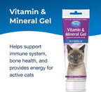PetAg cat supplement tube showing key benefits label