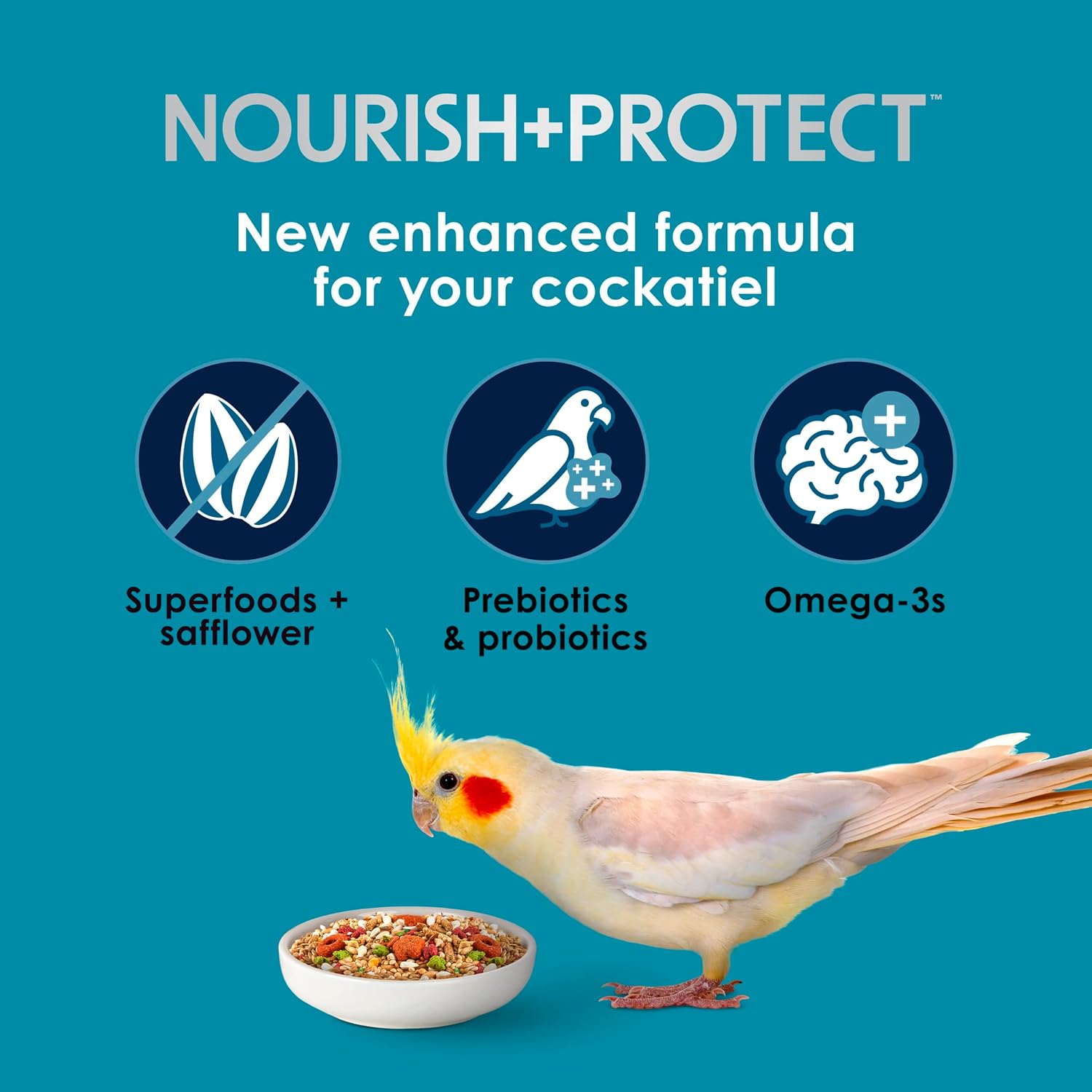 Nutritional label and benefits of Kaytee bird food