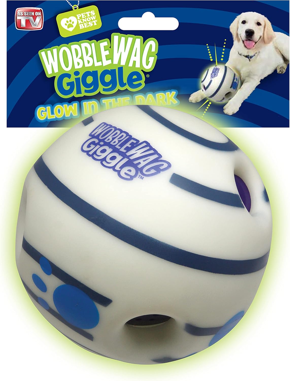 Wobble Wag Giggle Ball, Interactive Dog Toy, Fun Giggle Sounds When Rolled or Shaken, Pets Know Best, As Seen On TV - Image 12