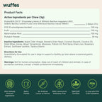 Premium Wuffes probiotic chews for canine digestive support