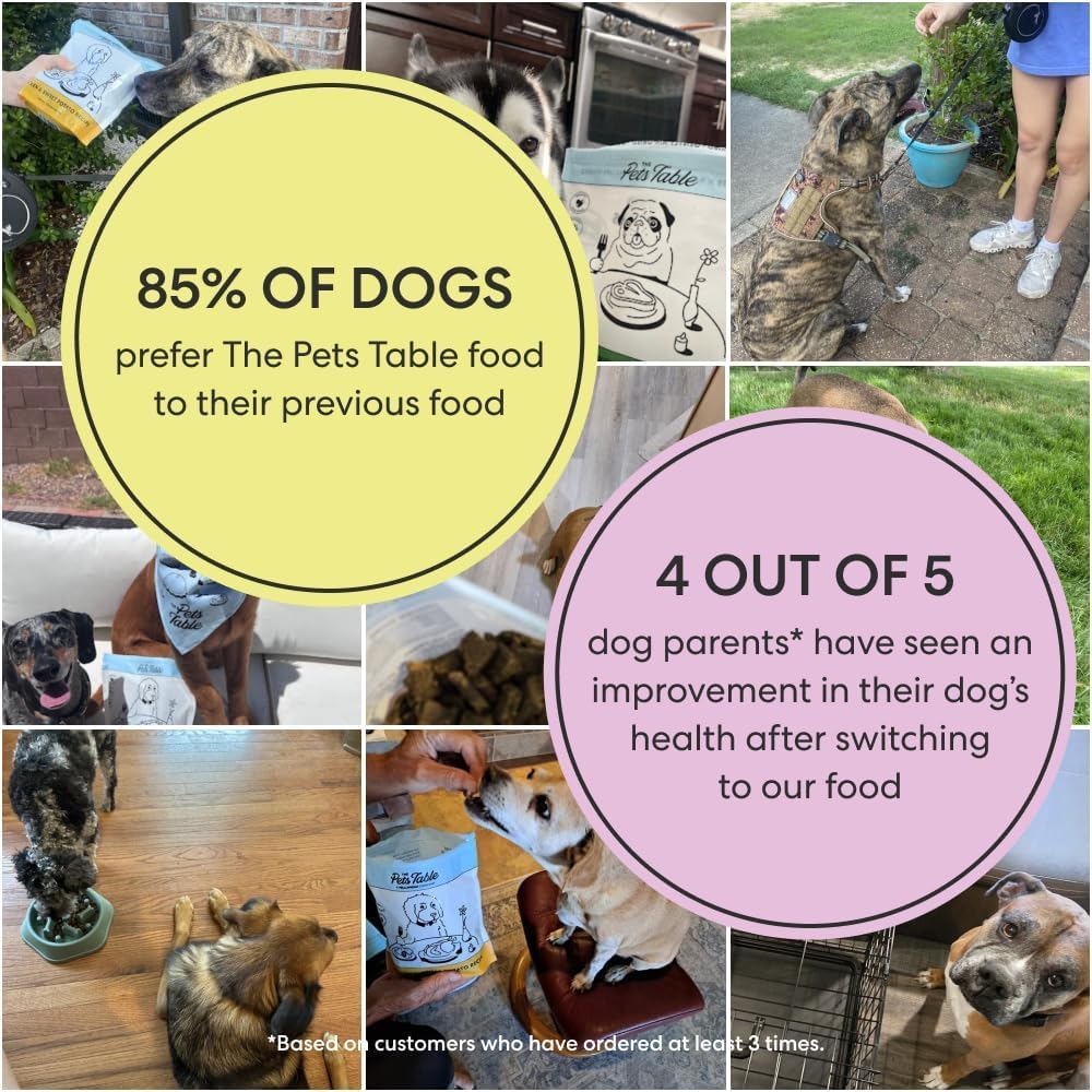Two bags of The Pets Table fish recipe dog food for sensitive skin