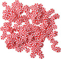 Uuyyeo peppermint candy polymer clay sprinkles front view craft supplies