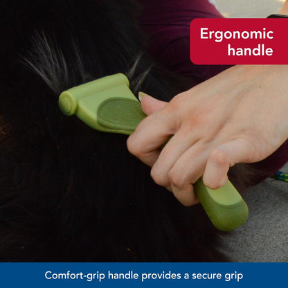 Side profile of Safari Shed Magic de-shedding tool