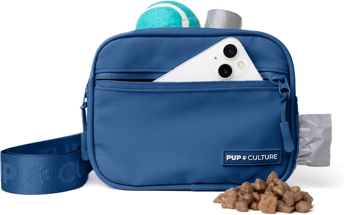 Pup Culture Dog Treat Pouch with Poop Bag Dispenser and Removable Treat Pouch | Cross Body Dog Walking Bag | The Perfect Puppy Training Tool and Even Better Gift - Image 10