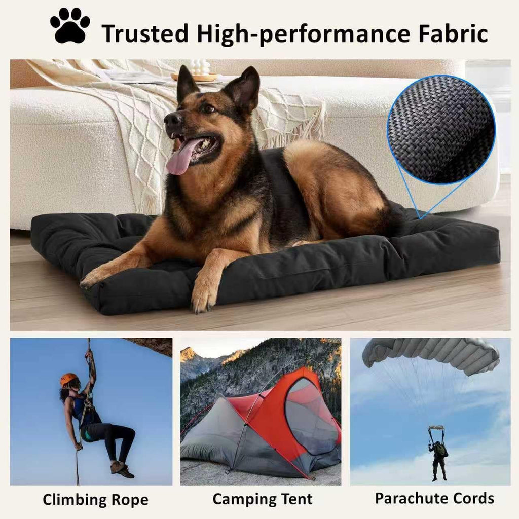 Livemy XL dog crate pad showing waterproof surface