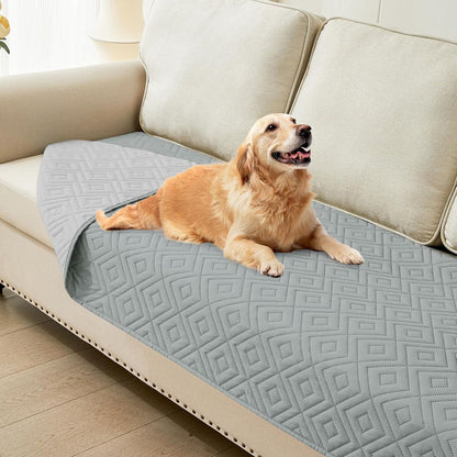 hyha Waterproof Dog Blanket, Soft Pet Bed Blankets, Waterproof Sofa Couch Cover for Dogs Washable, Reversible Pet Couch Covers for Sofa Furniture (30x70 Inch, Grey/Dark Grey) - Image 10