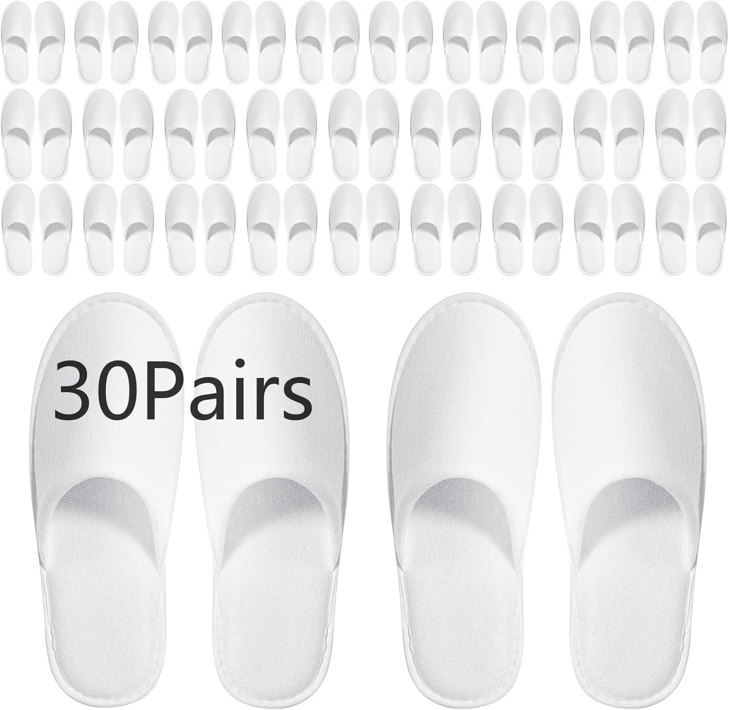 Senjunsafe disposable guest slippers front view