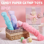 Top view of Pattepoint interactive cat toy set