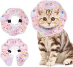 KOOLTAIL Cat Cone Collar Soft, Adjustable Cat Cones to Stop Licking, Foldable Donut Water Resistant Pet Recovery Neck E Collars After Surgery, Kitten Elizabethan Collar for Small to Large Cats,Brown M - Image 10