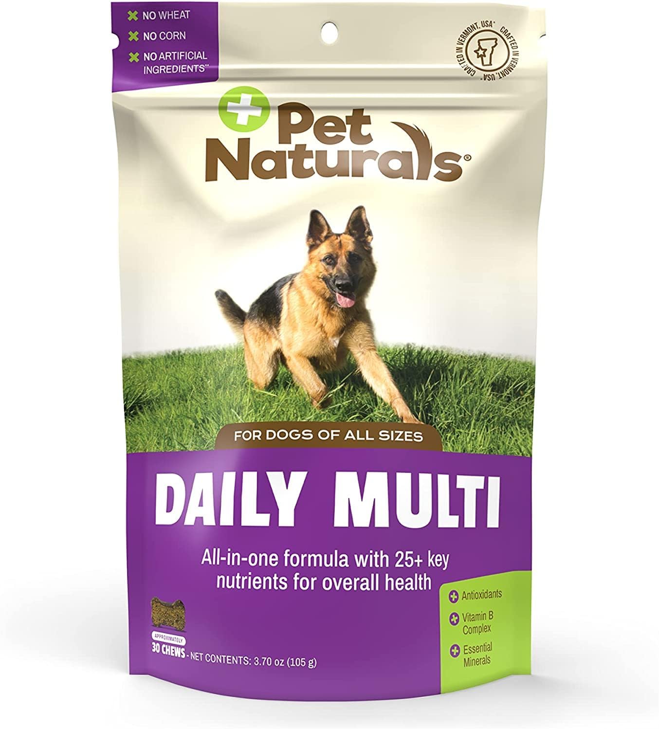 Pet Naturals Daily Multivitamin for Dogs - 21 Essential Nutrients, Fatty Acids & Antioxidants for Complete Health, Supports Energy, Digestion, Skin & Coat | Veggie Flavor Soft Chews, 150 Count - Image 9