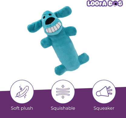 Authentic USA imported Multipet loofa plush toy in assorted colors