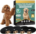 Puyrzoe 4 PCS Flea and Tick Collar for Dogs front view