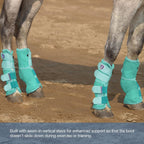 Harrison Howard equestrian protective boots side angle view
