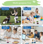 Demonstration of the voice recording function on the Gelabur talking buttons for pet owners and teachers.