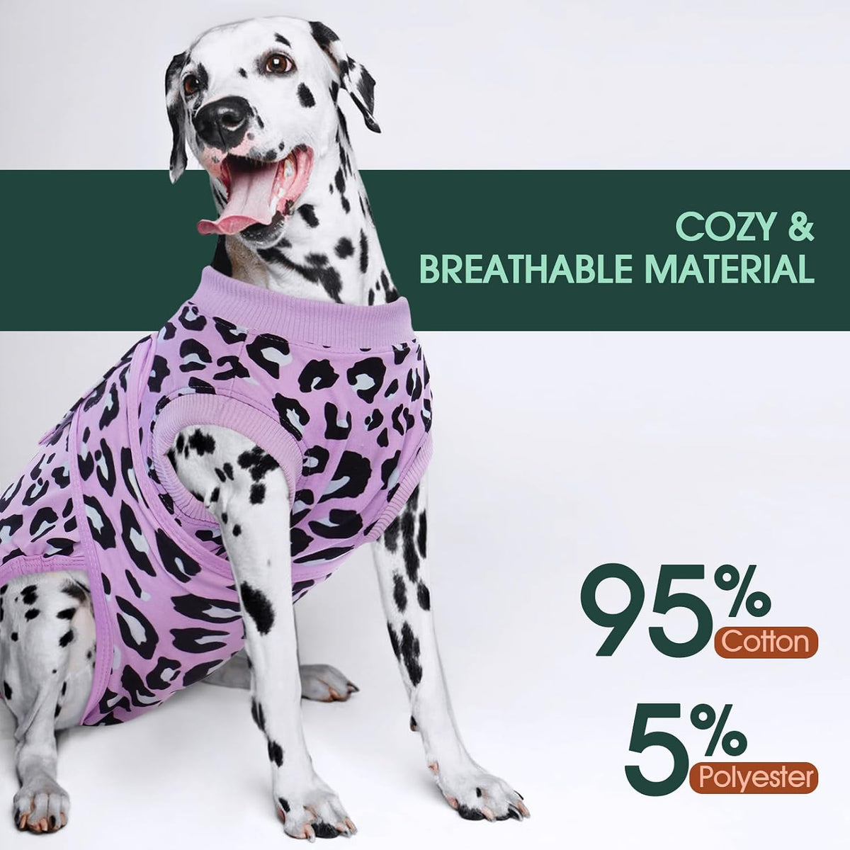 Kuoser dog surgery apparel extra large size details for spay neuter care