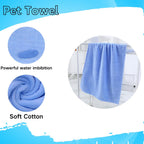 Portable reptile bath set with microfiber towel for small pets