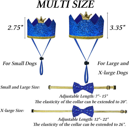 Complete set of ten gold age numbers and adhesive dots for pet crown customization.