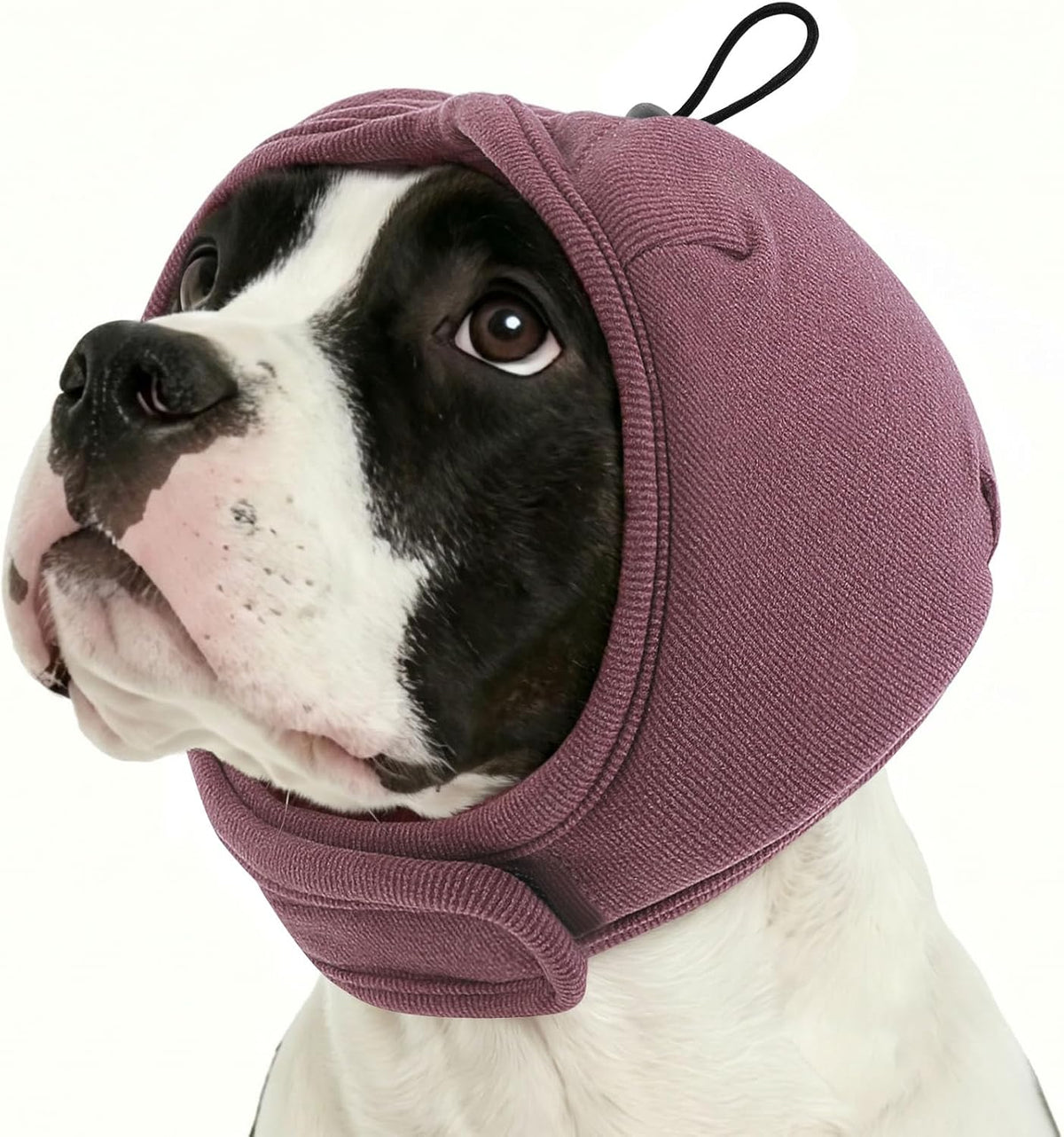Dog Ear Wrap Noise Protection, No Shake Dog Muffs & Head Wrap, Thick Noise Cancelling Ear Cover for Anxiety Relief, Adjustable Calming Hoodie for Thunder, Firework, Hematoma, Grooming, Grey S - Image 12