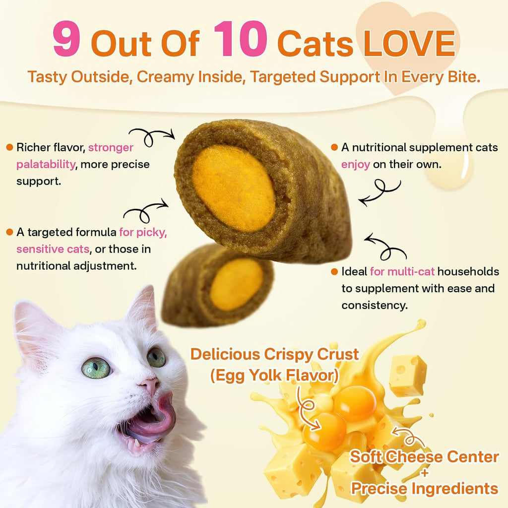 USA imported Cudory cat multivitamin crunchy treats for pet health